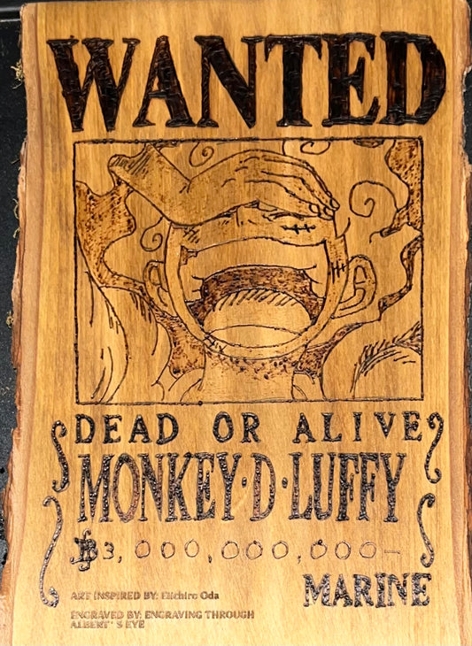 Wooden Clock and Plaque